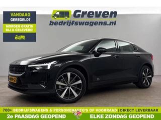 Polestar 2 Long Range Dual Motor Launch Edition 78kWh 408PK Pano Harman/Kardon LED Virtual 360Camera ACC 19"LMV Carplay Memory-Seat Stoel/Stuurverw.