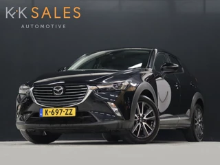 Mazda CX-3 2.0 SkyActiv-G 120 GT-M [CAMERA, BOSE AUDIO, HEAD-UP, STOELVERWARMING, VOL LEDER, NAVIGATIE, ADAPTIVE CRUISE, CLIMATE, NIEUWSTAAT]