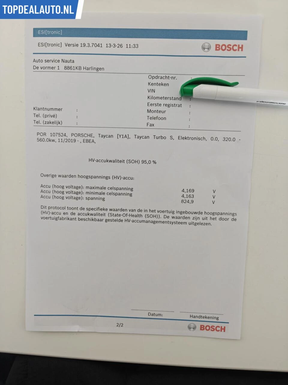 Hoofdafbeelding Porsche Taycan