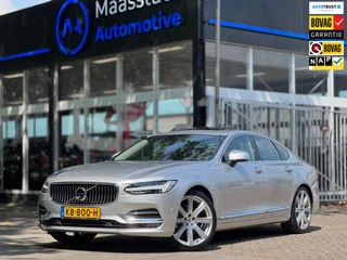 Hoofdafbeelding Volvo S90 Volvo S90 2.0 D4 Inscription B&W 360cam Drive pilot Volle onderhoudshistorie Schuifdak Apple CarPlay Adaptive Keyless Head-up Disp