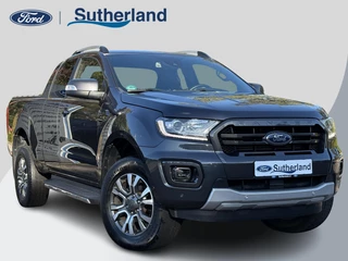 Ford Ranger 2.0 EcoBlue Wildtrak Supercab 213pk Automaat | Trekhaak | Adaptieve Cruise | 3.500kg Trekgewicht | Achteruitrijcamera | Rollertop | Dealer onderhouden