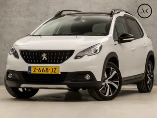 Peugeot 2008 1.2 PureTech GT-Line Automaat (PANORAMADAK, APPLE CARPLAY, NAVIGATIE, CLIMATE, STOELVERWARMING, LEDER, SPORTSTOELEN, GETINT GLAS, CRUISE, LM VELGEN, NIEUWSTAAT)