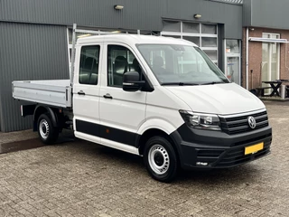 Volkswagen Crafter 35 2.0 TDI DC Open laadbak Airco Cruise controle Pick-up Euro 6 Parkeerhulp achter evt 3000kg trekgewicht 6 persoons p-up bakwagen open laadbak Pritsche