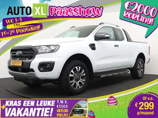 Hoofdafbeelding Ford Ranger Ford Ranger 2.0 EcoBlue Wildtrak Supercab Trekhaak Adapt. Cruise Carplay