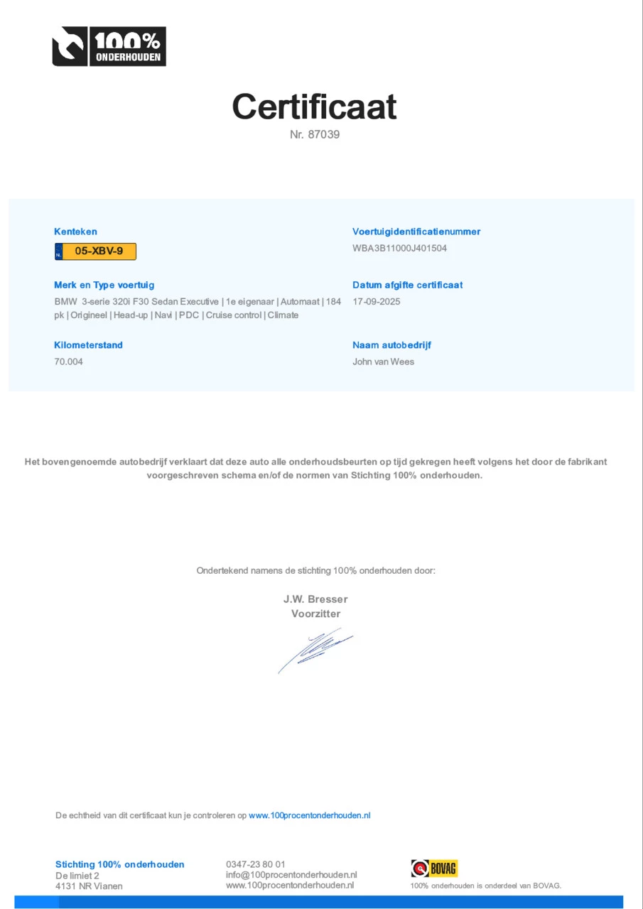 Hoofdafbeelding BMW 3 Serie