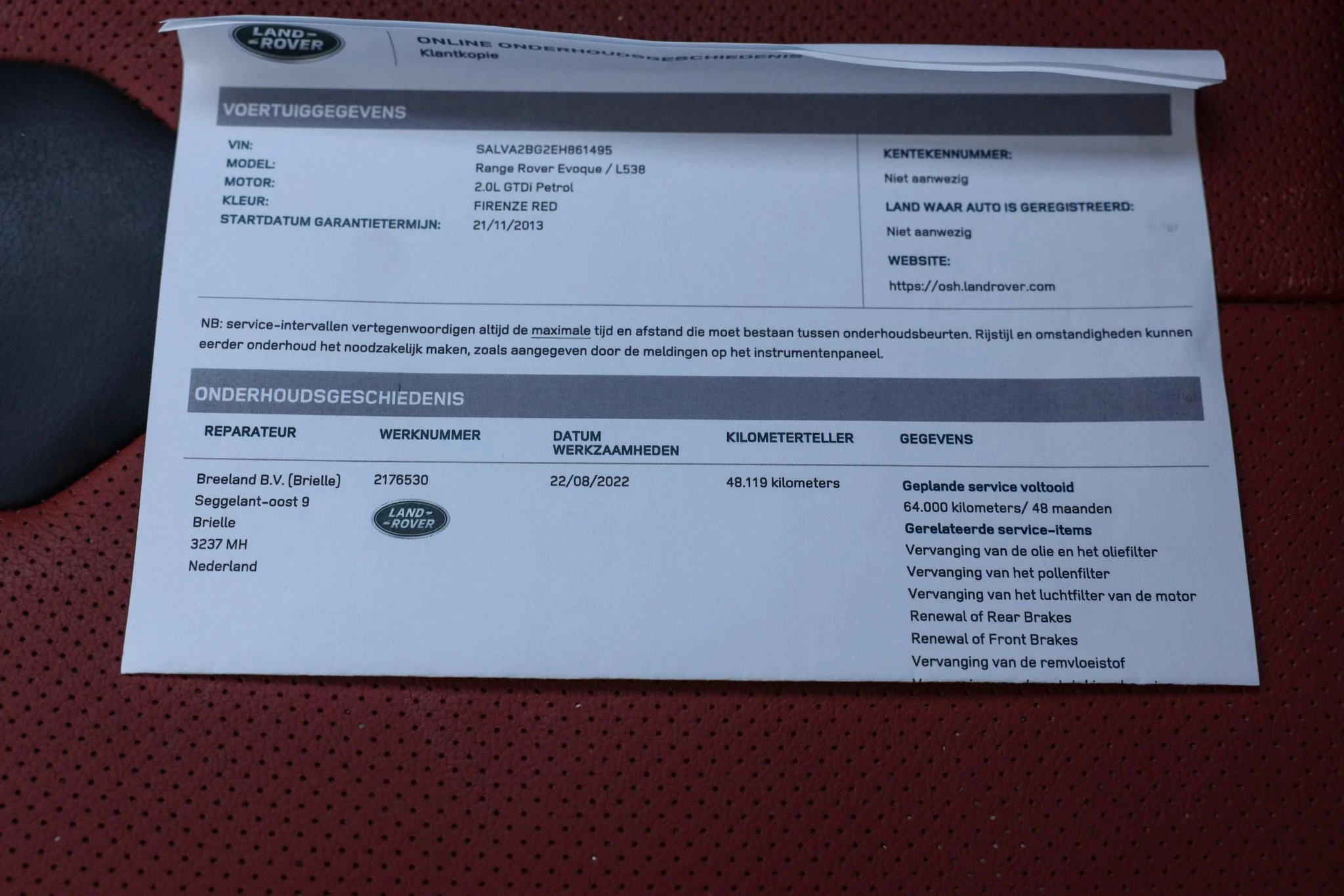 Hoofdafbeelding Land Rover Range Rover Evoque