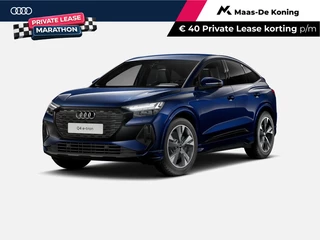 Audi Q4 Sportback e-tron 45 quattro S Edition Competition 286 PK · Assistentiepakket plus · Comfortpakket · Lichtpakket plus ambient light