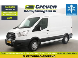 Ford Transit 290 2.2 TDCI L2H2 | NACHTKOELING | Koelwagen | Airco Camera Cruise Koelauto Schappen LED Trekhaak 3 Persoons Koeling