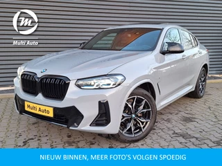 BMW X4 xDrive20i M Sport Brooklyn Grey | Panodak | Trekhaak af Fabriek | Carplay | Head-up Display | Sfeerverlichting | Laser Led | Lederen Sportstoelen |