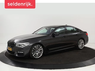 BMW 5-serie 520i High Executive M-Sport | Trekhaak | Leder | Cruise Control | Navigatie | Stoelverwarming | LED | LMV 20