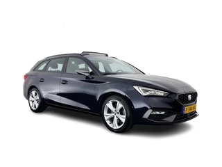 SEAT Leon Sportstourer 2.0 TDI FR Business Intense (INCL-BTW) Aut.  *PANO | FULL-LED | ADAPTIVE-CRUISE | DIGI-COCKPIT | NAVI-FULLMAP | LEATHER-MICROFIBRE | CARPLAY | KEYLESS | SHIFT-PADDLES | SPORT-SEATS | AMBIENT-LIGHT | CAMERA | 17''ALU | T