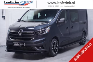 Renault Trafic 2.0 Blue dCi 170 pk Dubbel Cabine Edition Navi, 2x Schuifdeur, 18" LMV, Spoiler V+A, Treeplanken, 5-Zits