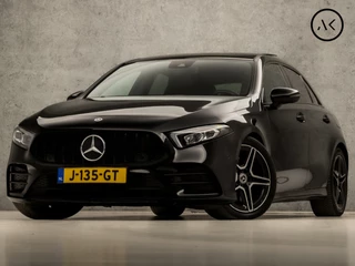 Mercedes-Benz A-Klasse 220 AMG Sport 191Pk Automaat (SCHUIFDAK, SFEERVERLICHTING, APPLE CARPLAY, GROOT NAVI, LEDER/ALCANTARA, STOELVERWARMING, WIDESCREEN, CAMERA, NIEUWSTAAT)