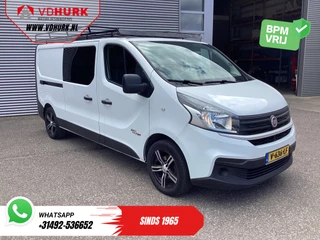 Fiat Talento 1.6 MJ 125 pk L2 DC Dubbel Cabine EXPORT ONLY Airco/ Android/ Camera/ Imperiaal