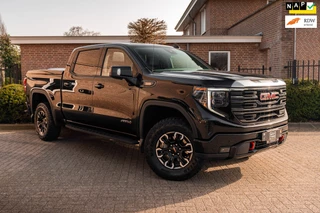 Hoofdafbeelding GMC Sierra GMC Sierra Crew Cap 1500 AT4 309 PK D Schuifdak Trekhaak Keyless 360 Camera Memory ''18