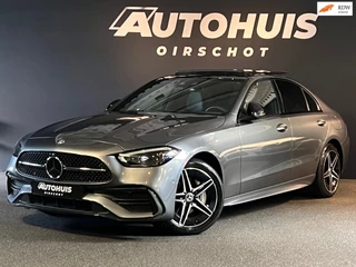 Mercedes-Benz C-klasse 300 e AMG Line Limousine Pano/Memoryseats/360Camera/Headup/Carbon/Stuurverwarming/Stoelventilatie/Trekhaak