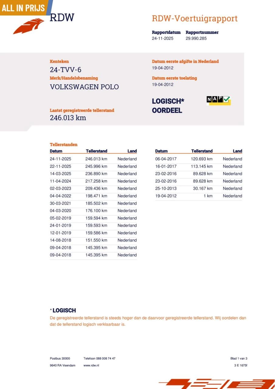 Hoofdafbeelding Volkswagen Polo