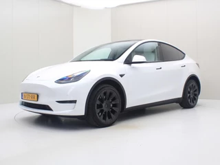 Tesla Model Y  Long-Range AWD 351pk 75 kWh [ TREKHAAK+FSD+WIT LEDER+20" LMV+PREMIUM AUDIO ]