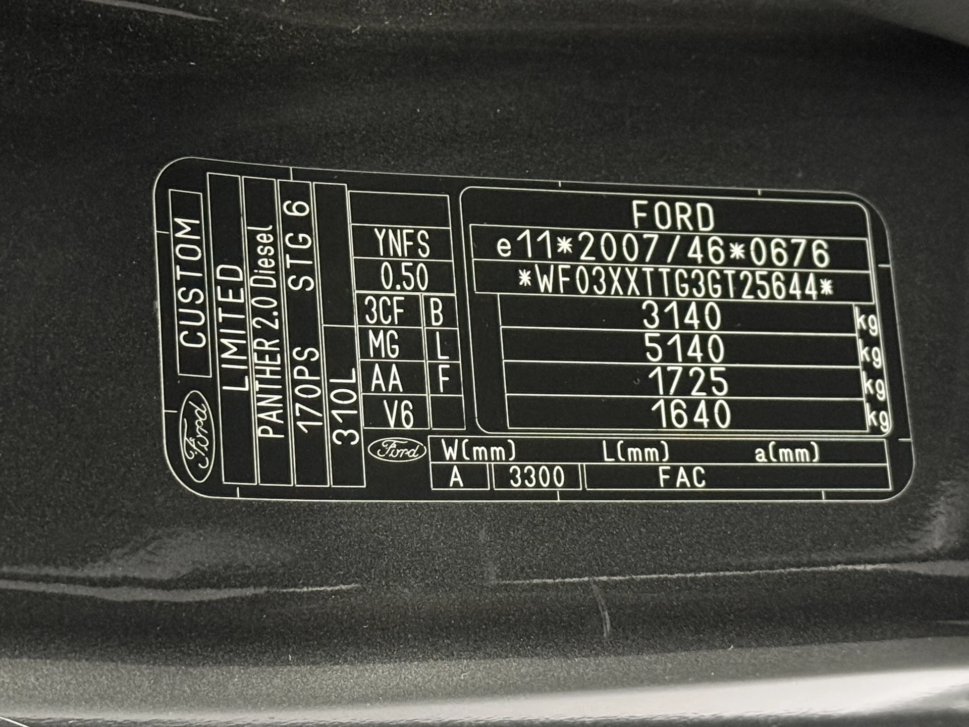 Hoofdafbeelding Ford Transit Custom