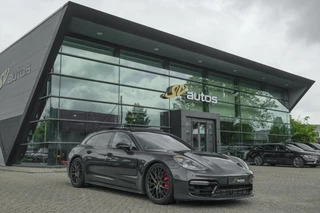 Porsche Panamera Sport Turismo GTS 4.0 V8 460PK SportDesign Pano Sport Chrono Carbon Alcantara 18-weg Sportstoelen Sportuitlaat Luchtvering