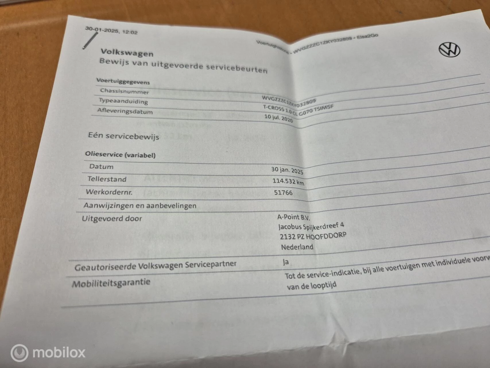 Hoofdafbeelding Volkswagen T-Cross