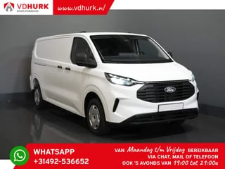 Ford Transit Custom 2.0 TDCI 136 pk L2 5 jaar/ 200.000km GARANTIE!/ 2.7T Trekverm./ Laadruimte pakket/ LED/ Climate/ Verw.Voorruit/ Carplay/ Camera/ PDC/ Cruise