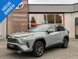 Hoofdafbeelding Toyota RAV4 Toyota RAV4 2.5 HYBRID EXECUTIVE PARKSENSOREN V+A STOEL/STUURVERW LEDER EL-KLEP NAVI APPLE/ANDROID KEYLESS