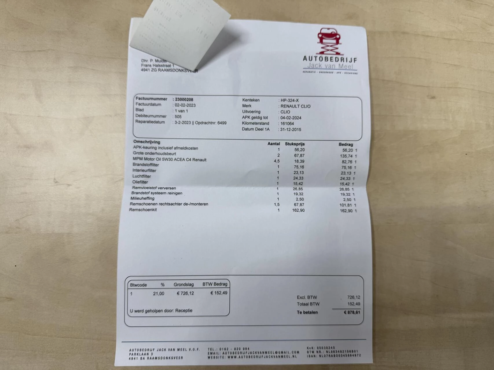 Hoofdafbeelding Renault Clio