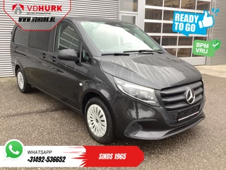 Mercedes-Benz Vito 116 CDI Aut. L3 DC Dubbel Cabine BPM VRIJ! 6 Pers./ 2xSchuifdeur/ LED/ Stoelverw./ 270Gr. Deuren/ Carplay/ Camera/ Cruise/ Trekhaak