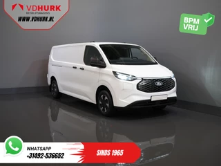 Hoofdafbeelding Ford E-Transit Custom Ford E-Transit Custom 320 L2 65 kWh 330 km WLTP 2.3t Trekverm./ Snellader/ LED/ Standkachel/ Stoelverw./ Stuur.Verw./ Voorruit.Verw./ Carplay/ Camera/ Climate/ PDC/ Cruise