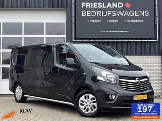 Opel Vivaro 1.6 CDTI 120pk L2H1 Dubbele Cabine Edition Trekhaak/Camera/Cruise/Navi/PDC/17"/Sidebars