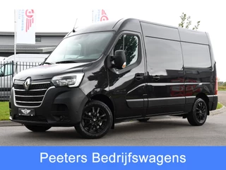 Renault Master T35 2.3 dCi 180 L2H2 Black Edition Camera, Cruise, Carplay, 2 x Schuifdeur, 180pk, Automaat, Trekhaak, Multimedia, Uniek!