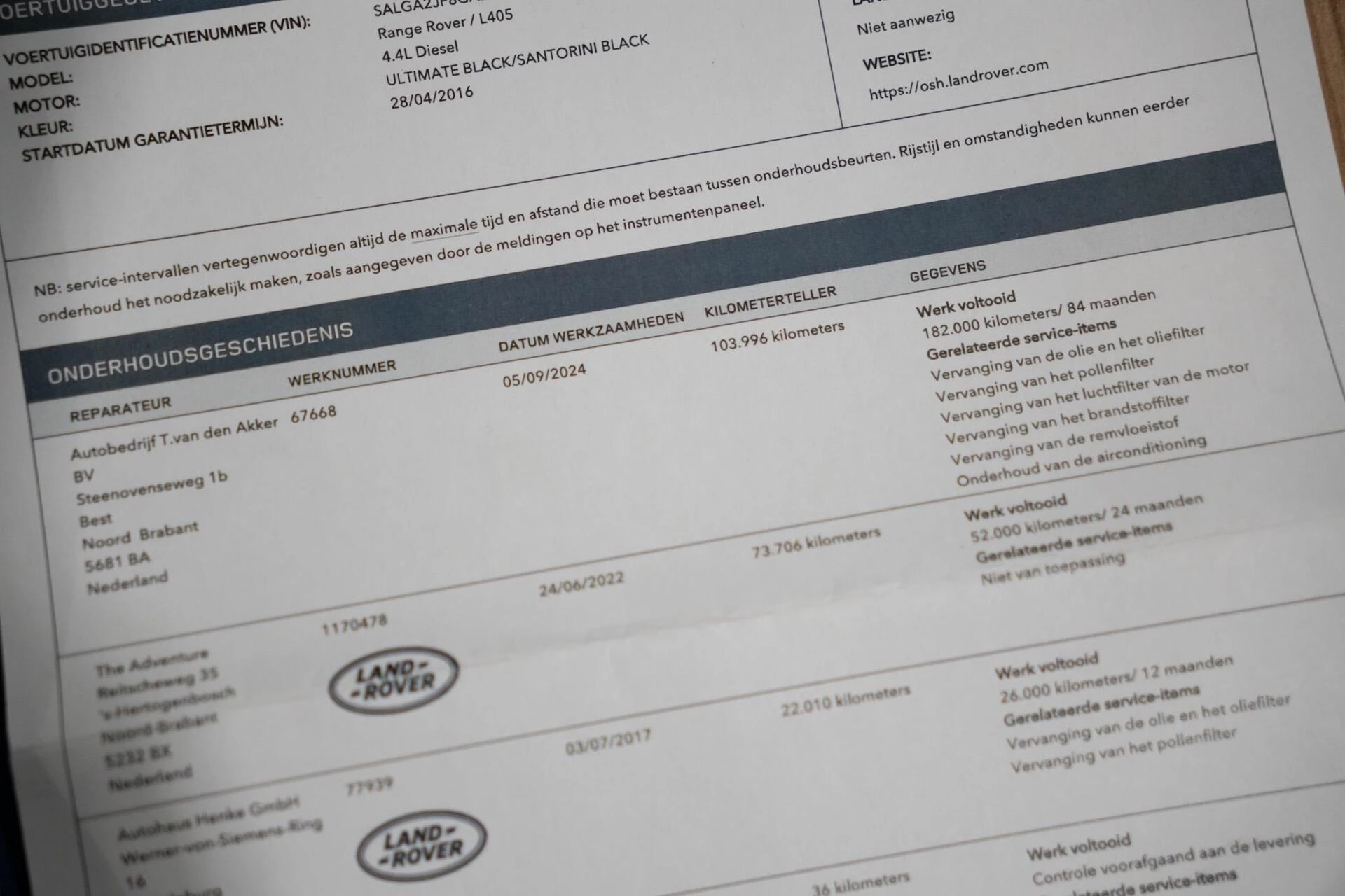 Hoofdafbeelding Land Rover Range Rover