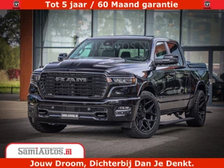 Dodge Ram 1500 Night Premium | Full Option | De Meest Luxe Pick-Up in zijn Klasse | Comfortabele Dubbele Cabine met Royale 5 Zitplaatsen | BPM vrij | Nu Leverbaar uit Voorraad | Voorraad Nr 2282 - 3332