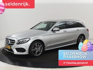Mercedes-Benz C-klasse 400 4Matic AMG | 333pk | Head-Up |  Adaptive cruise | Leder | Trekhaak | Luchtvering | Burmester Surround | Camera | Stoelverwarming | Navigatie Comand | Park Assist | Full LED