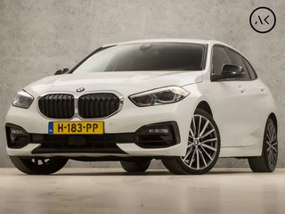 BMW 1 Serie 118i Sport Automaat (VIRTUAL COCKPIT, APPLE CARPLAY, GROOT NAVI, STUUR/STOELVERWARMING, ADAPTIVE CRUISE, LEDER, CAMERA, SPORTSTOELEN, DAB+, GETINT GLAS, NIEUWSTAAT)