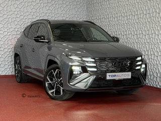 Hyundai Tucson ONGEBRUIKTE AUTO 1.6 T-GDI PHEV N-LINE CAMERA ELEK.KLEP ELEK.STOEL/GEHEUG.VERW/GEKOELD SUBWFR 19''LMV ZWARTE HEMEL STUURVERW. PLUG IN HYBRIDE