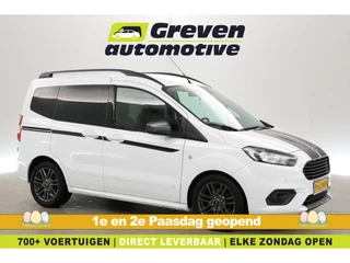 Ford Transit Courier 1.5 TDCI Sport 100PK 6-bak | 2xSchuifdeur | Airco | Camera | Carplay | Striping | Stoelverw.