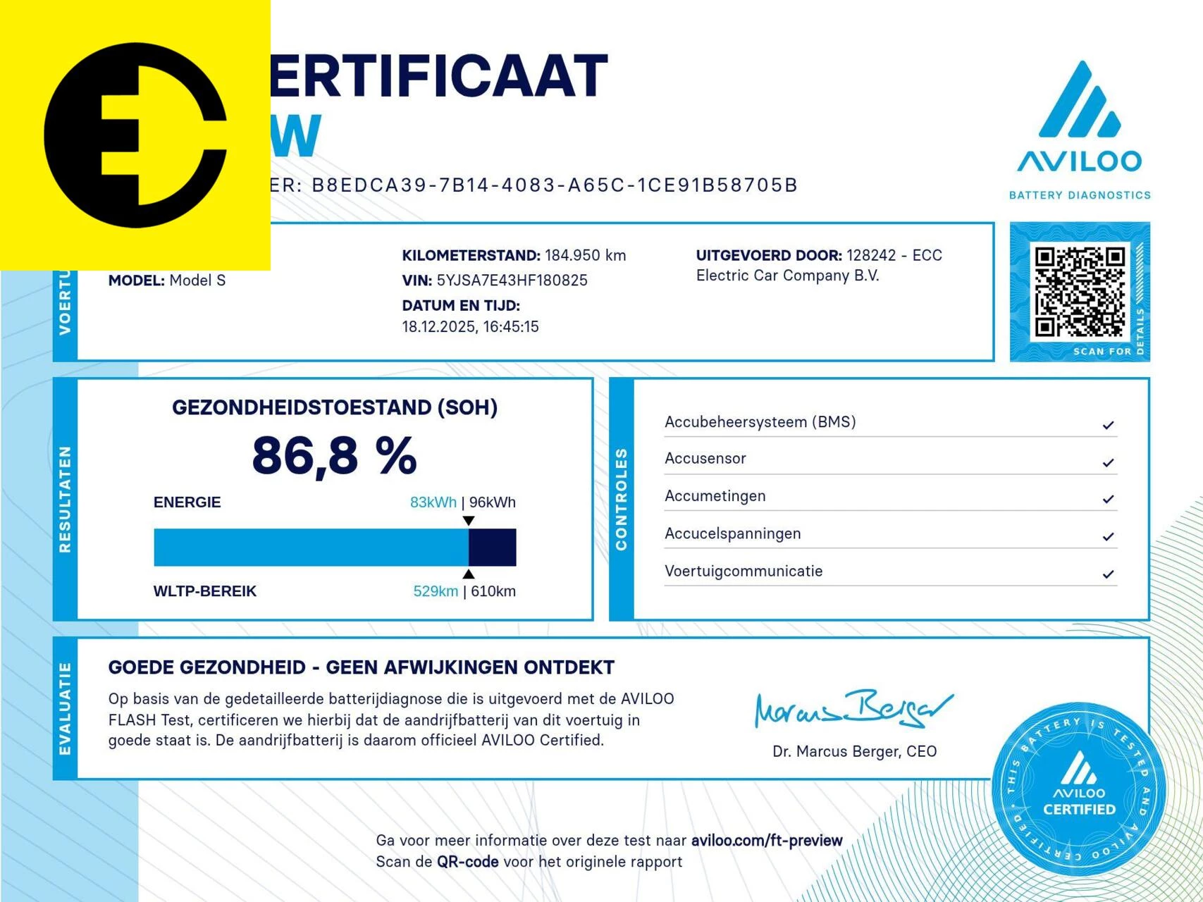 Hoofdafbeelding Tesla Model S