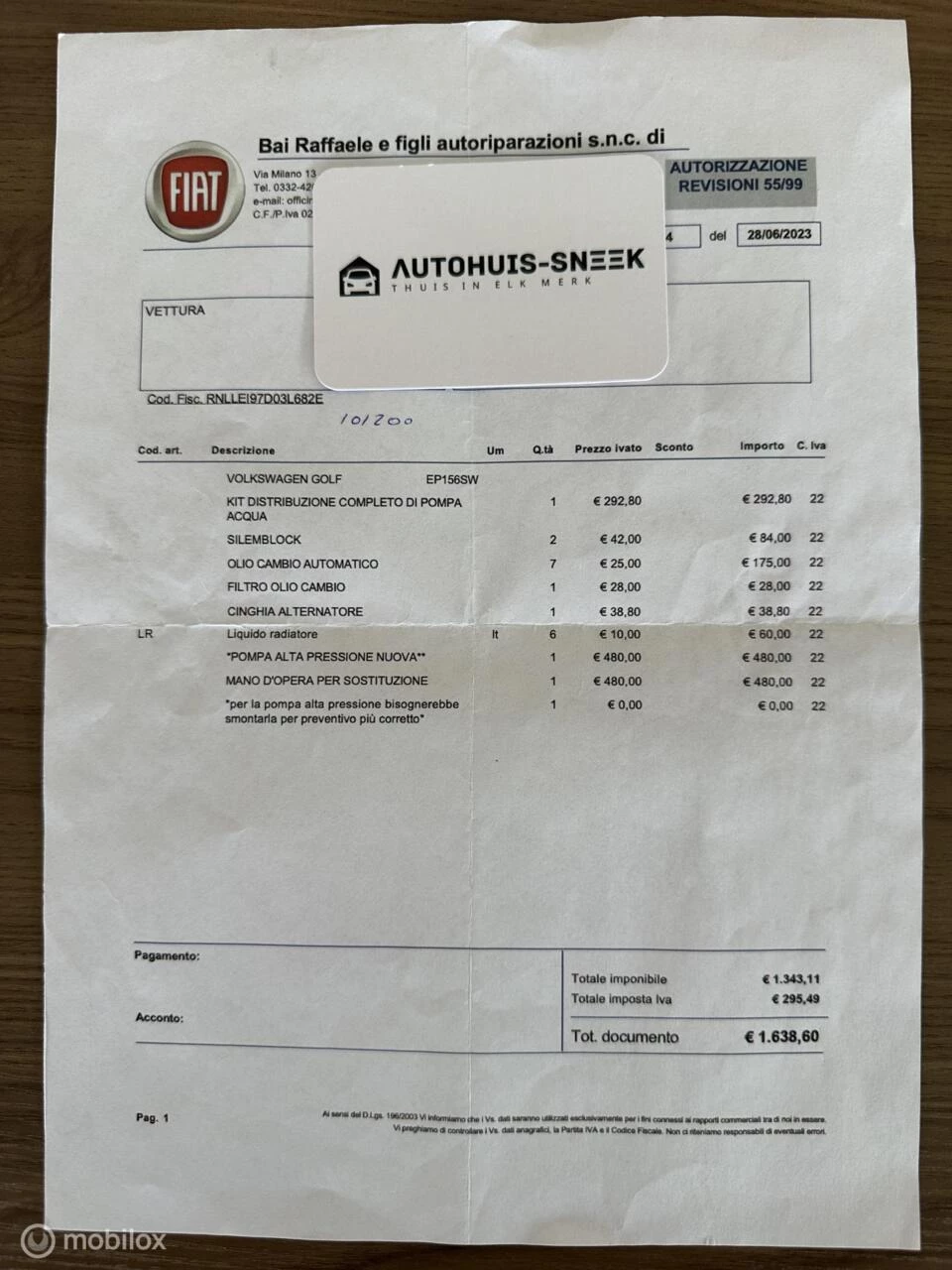 Hoofdafbeelding Volkswagen Golf