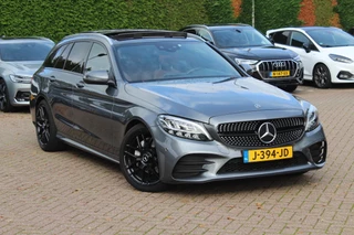 Mercedes-Benz C-Klasse Estate 180 Business 157pk Solution AMG / Panoramadak / Camera / Leder / Navigatie / 18'' / DAB / Stoelverwarming / Cruise Control