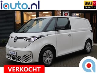 Hoofdafbeelding Volkswagen ID. Buzz Cargo Volkswagen ID. Buzz Cargo L1H1 77 kWh 204pk IQ.Light/Keyless/App-Connect/Achterdeuren/PDC/DAB