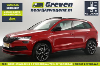 Hoofdafbeelding Škoda Karoq Škoda Karoq 1.5 TSI ACT Sportline 150PK Automaat Pano Sfeer Clima Carplay Camera Cruise LED Navi PDC 19''LMV Trekhaak