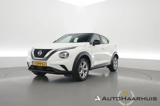 Nissan Juke 1.0 DIG-T Acenta | Trekhaak | Cruise Contr. | Camera | Apple CarPlay & Android Auto | PDC+A | Stoelverw.
