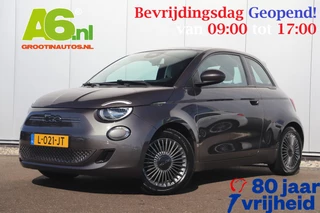 Fiat 500 Icon 42 kWh Automaat Panoramadak Navigatie LED Carplay Android Bluetooth 16 inch LMV Clima Cruise Parkeersensor