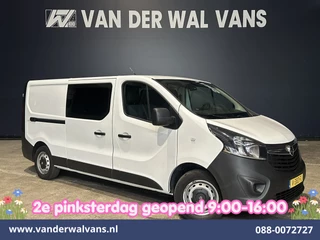 Opel Vivaro 1.6 CDTI 122pk L2H1 Dubbele Cabine Euro6 Airco | Camera | Trekhaak | LED | 5-Zits Cruisecontrol, Bluetooh-telefonie