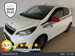 Hoofdafbeelding Peugeot 108 Peugeot 108 1.0 e-VTi Lion Edition AIRCO GROOT SCHERM CAMERA STOELVERW LED ELEK RAMEN CENT VERG SPARCO PRIVACYGLAS NIEUWSTAAT