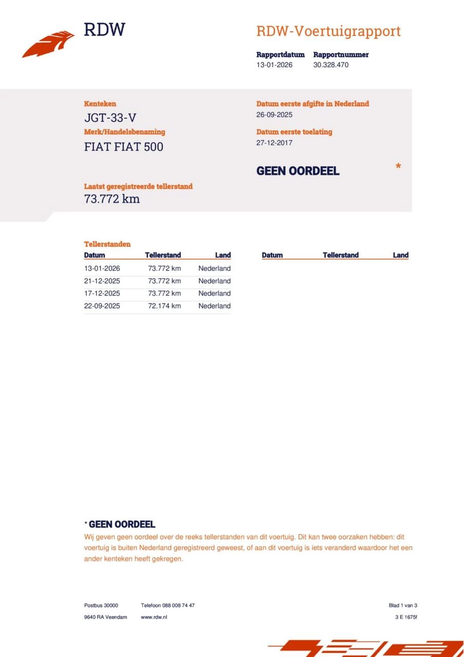 Hoofdafbeelding Fiat 500