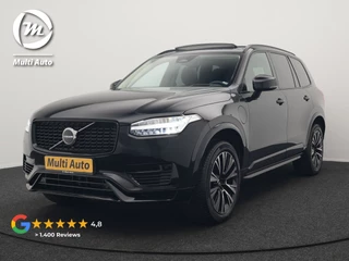 Volvo XC90 T8 Recharge AWD LONG RANGE Ultimate Dark 7 Persoons Plug In Hybrid 456pk Dealer O.H. PHEV | Panodak | Head Up | Adaptive Cruise | Camera | Lederen Sportstoelen Memory & Verwarmd | Google Assistent | Harman & Kardon | Stuur Verwarmd | Apple Carplay | Blis | Keyless | Virtual |