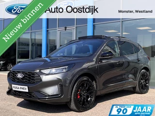 Ford Kuga 2.5 PHEV ST-Line X Black Pack 243PK €10.000,- Voorraadvoordeel! Elek. Trekhaak Panodak 20" Velgen 2100KG Trekgewicht Adaptieve Cruise Winterpack Blind-Spot B&O *Compleet*